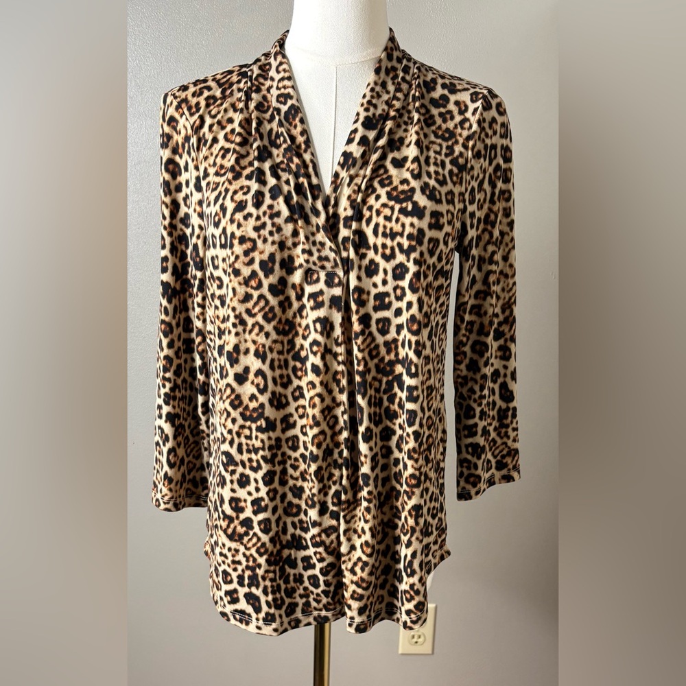 Charter Club Leopard Print Blouse